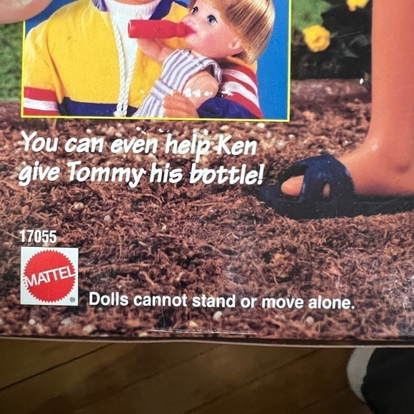 1996 BIG BROTHER Ken BABY BROTHER Tommy Doll Set # 17055 Mattel Barbie NRFB NEW - Picture 3 of 6